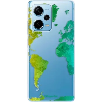 Pouzdro na mobilní telefon Odolné silikonové pouzdro iSaprio - Cold Map - Xiaomi Redmi Note 12 Pro+ 5G