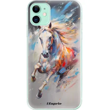 Odolné silikonové pouzdro iSaprio - Abstract Horse - iPhone 11
