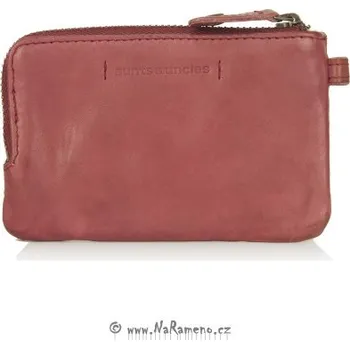 Pouzdro na klíče Aunts and Uncles uzavírající se na zip Kiwi červené