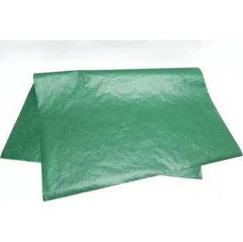 Barevný papír Transparentní papír 42g, 70x100 tmavě zelený