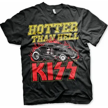 Pánské tričko KISS tričko, Hotter Than Hell, pánské L