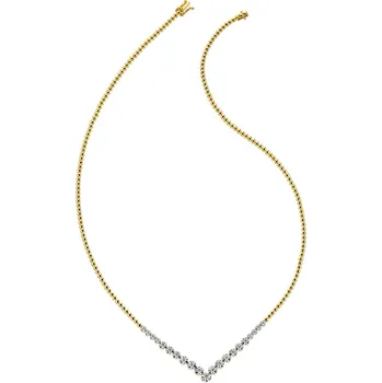 Náhrdelník Zlatý náhrdelník s diamanty - 45 cm - 0,47 ct - ryzost 585 - 211.246