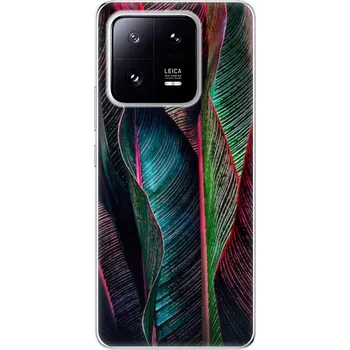 Pouzdro na mobilní telefon Odolné silikonové pouzdro iSaprio - Black Leaves - Xiaomi 13 Pro