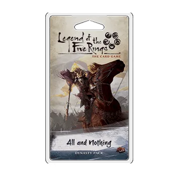 Sběratelská karetní hra Legend of the Five Rings: The Card Game - All and Nothing