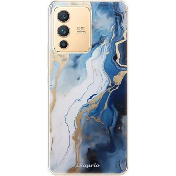 Odolné silikonové pouzdro iSaprio - Blue White Marble - Vivo V23 5G
