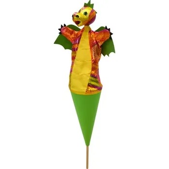 Dětské zboží Drak duhový 3v1, zelený