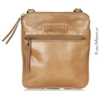 Mini brašnička Aunts and Uncles unisex přes rameno Date koňaková