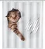 Sprchový závěs Wenko Cute Cat 23189100 180 x 200 cm bílý
