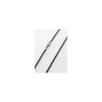 Řetízek Ocelový řetízek č. 7 zatmavený (0,3 x 45-60 cm) - 45 cm