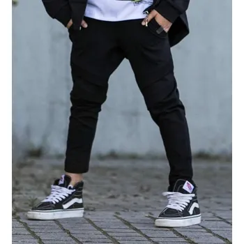 Chlapecké kalhoty Chlapecké kalhoty / baggy STYLE černé - 104/110