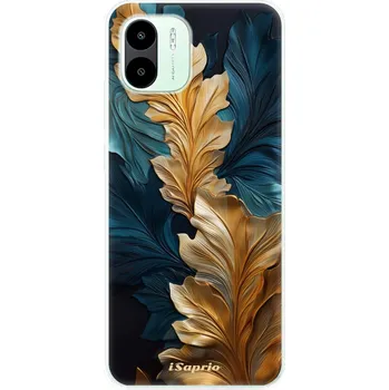 Pouzdro na mobilní telefon Odolné silikonové pouzdro iSaprio - GoldBlue Leaves 02 - Xiaomi Redmi A1 / A2