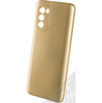 Pouzdro na mobilní telefon 1Mcz Metallic TPU ochranný kryt pro Motorola Moto G51 5G zlatá (gold)