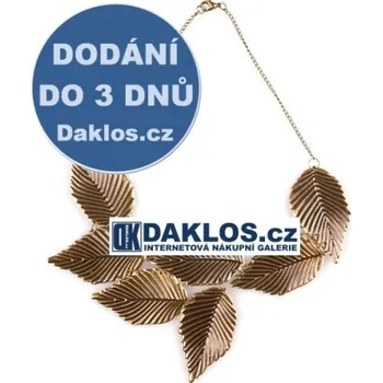 Náhrdelník Náhrdelník z ,,listů,, - zlatý