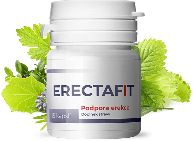 Erectafit 1 balení (15 kapslí) pro podporu erekce, garance vrácení peněz