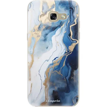 Pouzdro na mobilní telefon Odolné silikonové pouzdro iSaprio - Blue White Marble - Samsung Galaxy A5 2017