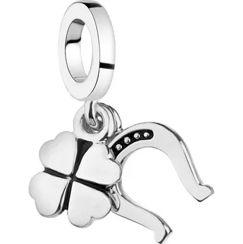 Přívěsek Stříbrný přívěsek Beads - čtyřlístek, podkova - AP527-5017