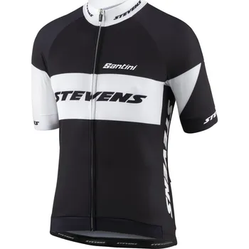 cyklistický dres STEVENS DRES AERO EQUIPE ČERNO/BÍLÁ KRÁTKÝ RUKÁV M