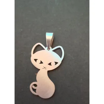 Přívěsek Přívěšek, kočka č.2, chirurgická ocel