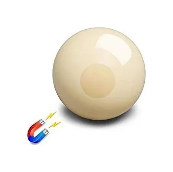 Kulečníková koule Koule Aramith pool bílá magnetická 57,2mm