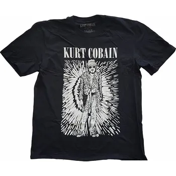 Pánské tričko Nirvana tričko, Kurt Cobain Brilliance Black, pánské L