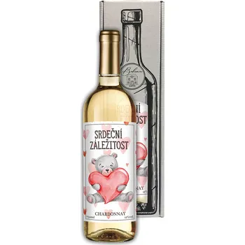 Víno Dárkové víno - Srdeční záležitost - Chardonnay 0,75
