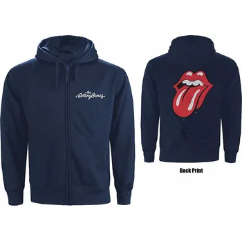 Pánská mikina Rolling Stones mikina, Classic Tongue BackPrint Navy, pánská S
