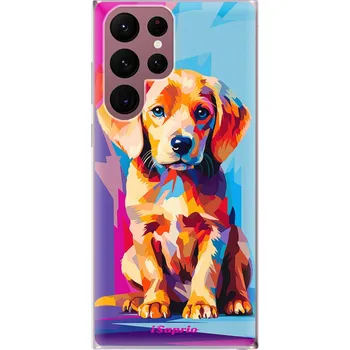 Pouzdro na mobilní telefon Odolné silikonové pouzdro iSaprio - Abstract Puppy - Samsung Galaxy S22 Ultra 5G