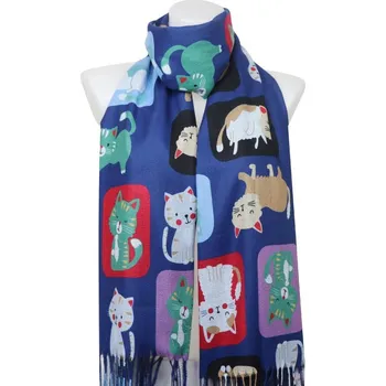 Šála Šála, malované kočky ve třech barvách