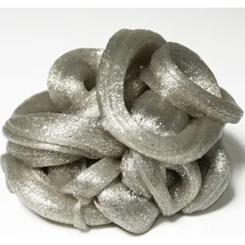 Inteligentní plastelína - třpytící, Ryzí platina