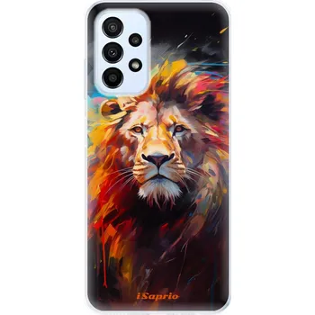 Pouzdro na mobilní telefon Odolné silikonové pouzdro iSaprio - Abstract Lion - Samsung Galaxy A23 / A23 5G
