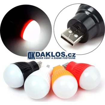 Žárovka Mini LED USB žárovka Oranžová