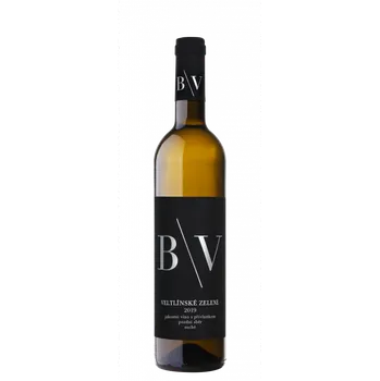 Víno BV vinařství Veltlínské zelené 2021 pozdní sběr suché 0,75 l