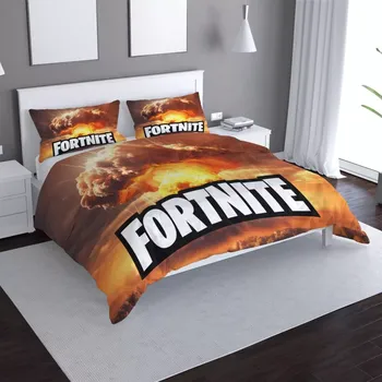 Povlečení Saténové povlečení FORTNITE Exploze - Sablio - 140x200 / 90x70