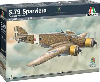 Plastikový model Italeri S.79 Sparviero Bomber Version 1:72