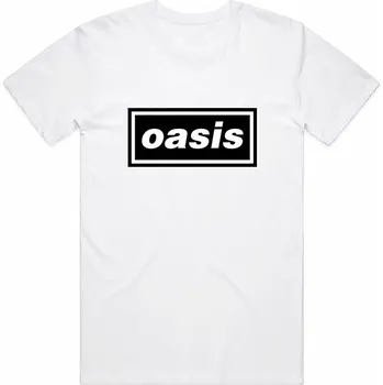 Pánské tričko Oasis tričko, Decca Logo White, pánské XL