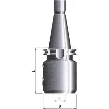 Držák pro upínání fréz s válcovou stopkou s ploškou - PILANA MCT 50x8-63