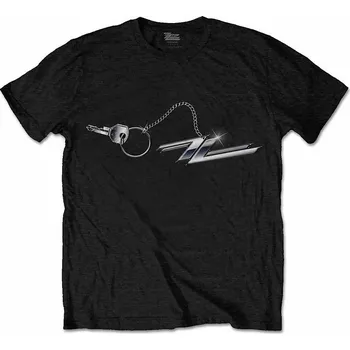 Pánská móda ZZ Top tričko, Hot Rod Keychain, pánské M