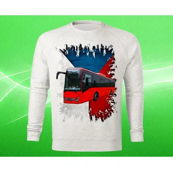 Pánská mikina mikina IVECO Crossway LE I dámská XXL (mikina s autobusem )