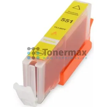 Canon CLI-551XL Y, kompatibilní žlutý originální