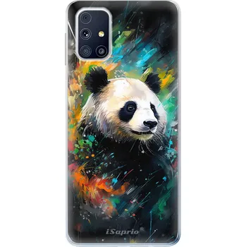 Pouzdro na mobilní telefon Odolné silikonové pouzdro iSaprio - Abstract Panda - Samsung Galaxy M31s