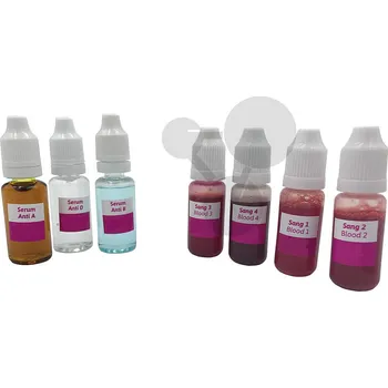 Diagnostický test Krevní testy (AB0/Rh-) - náhradní balení