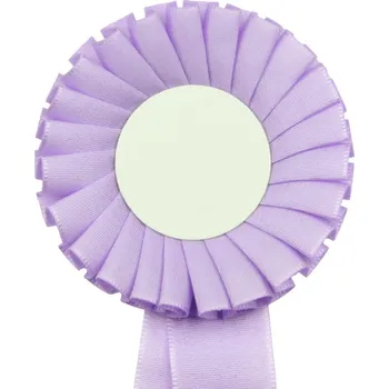 Kokarda jednořadá standard, pr. 8 cm, sv.fialová