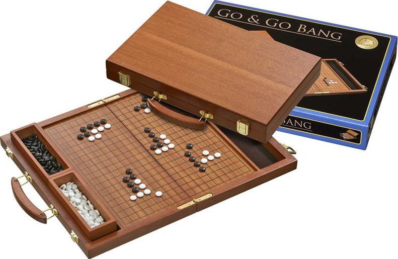 Gioco Da Tavolo Go & Go Bang - Set Completo Con Pedine E Scacchiera In MDF, Per Appassionati Di Strategia