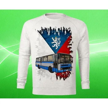 Pánská mikina mikina KAROSA C 734 II pánská L (mikina s autobusem )