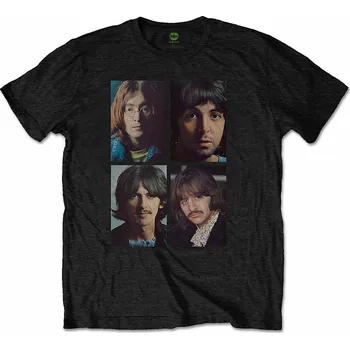 Pánské tričko The Beatles tričko, White Album Faces BP Black, pánské M