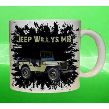 hrnek Jeep Willys MB III 75ml (army hrnek vojenský hrneček)