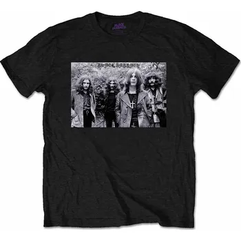 Pánská móda Black Sabbath tričko, Group Shot, pánské M