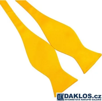 Motýlek Elegantní žlutý / zlatý vázací motýlek