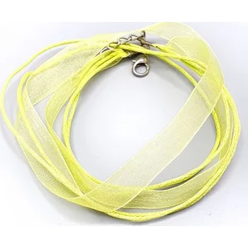 Řetízek Stužka neonově zelená
