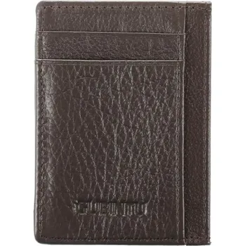 Peněženka Ultra tenká GUBINTU peněženka z pravé kůže - hnědá